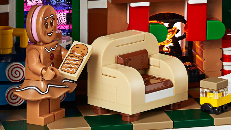 Illustration for article titled Lego's Gingerbread House Holds Disturbing Secrets